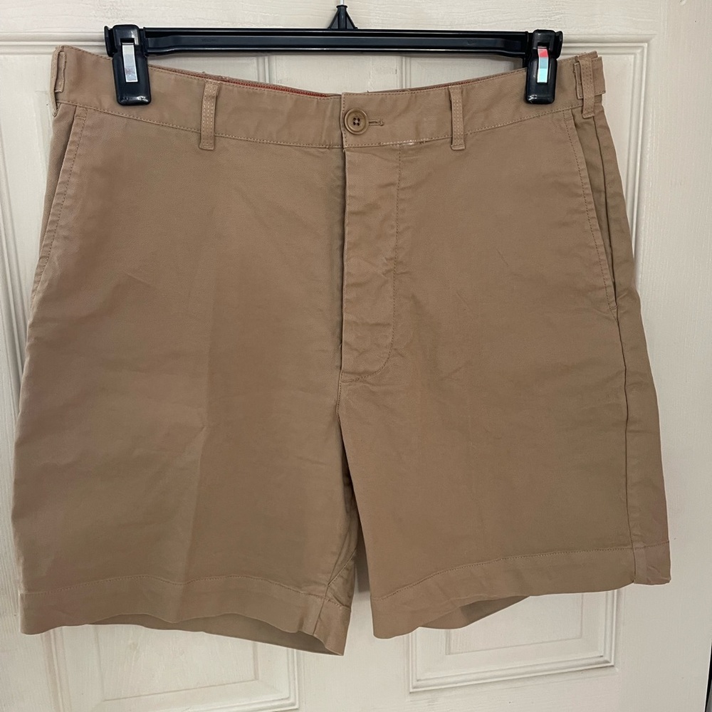 Alex Mill chino khakis shorts men’s size 33x6 - Picture 2 of 8